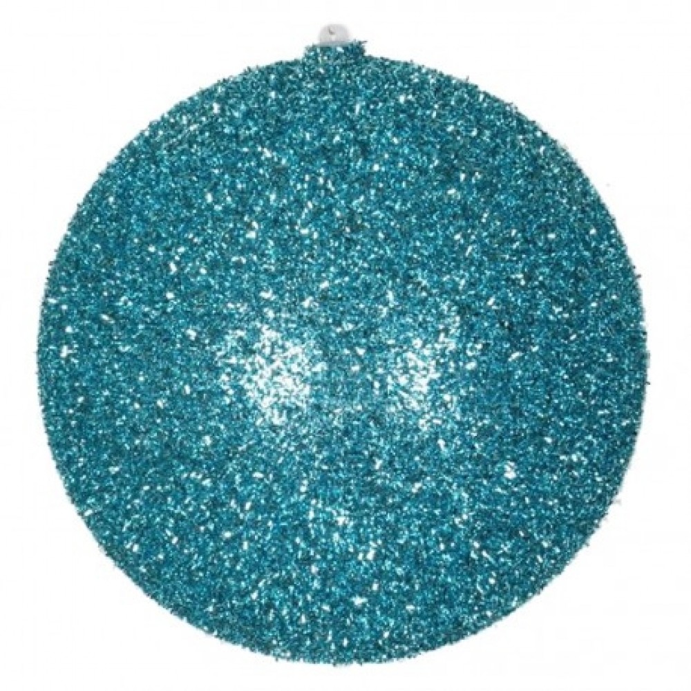 20cmjulekuglegrovglitterturkis-31