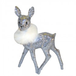 Bambi22x15cmslvglittermedhvidpelsboa-20