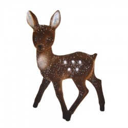 Bambi22x15cmbrunvelourmedsne-20