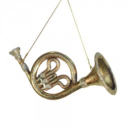 Frenchhornantikguldmchampagneglitter20cm-20