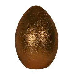 Påskeæg, stående, bronze glitter, 35 cm